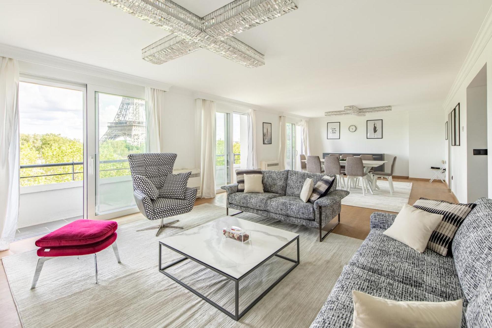 Appartement New York-superbe Vue Tour Eiffel Pont De L'alma *